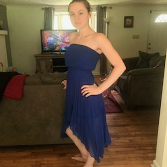 Strapless high lo dress - Picture 2 of 2